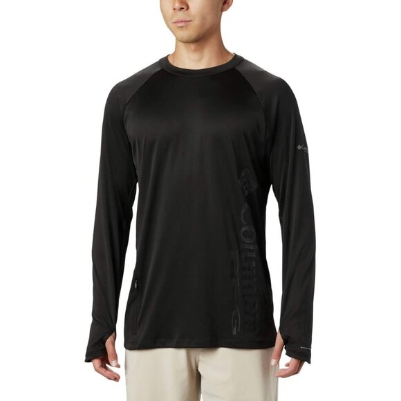 Columbia PFG Bouy Knit Long Sleeve Fishing T Shirt Mens XL UPF 50 Omnishade - Picture 1 of 11